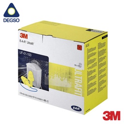 [3MUF-01-100B] Tapón auditivo reutilizable 3M™ E-A-R™ Ultrafit™ con caja (caja de 50 unidades)