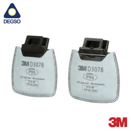 [3MD3078] Filtro 3M™ Secure Click™ para partículas P95, ozono y niveles molestos de vapores orgánicos y gases ácidos