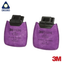[3MD3096] Filtro 3M™ Secure Click™ para partículas P100 y niveles molestos de gases ácidos