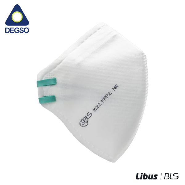 Respirador plegable Libus/BLS 522 para partículas FFP2 NR D (caja de 20 unidades)