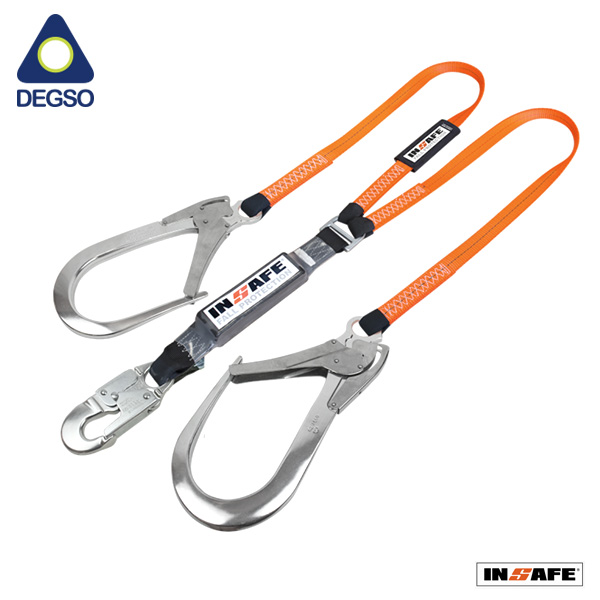 Eslinga en Y con Absorbedor y Ganchos en Aluminio de 110 de Apertura
