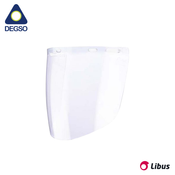 Protector facial tipo burbuja transparente