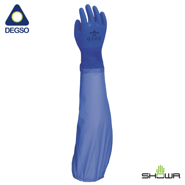 Guante para químicos recubierto de PVC SHOWA® 690