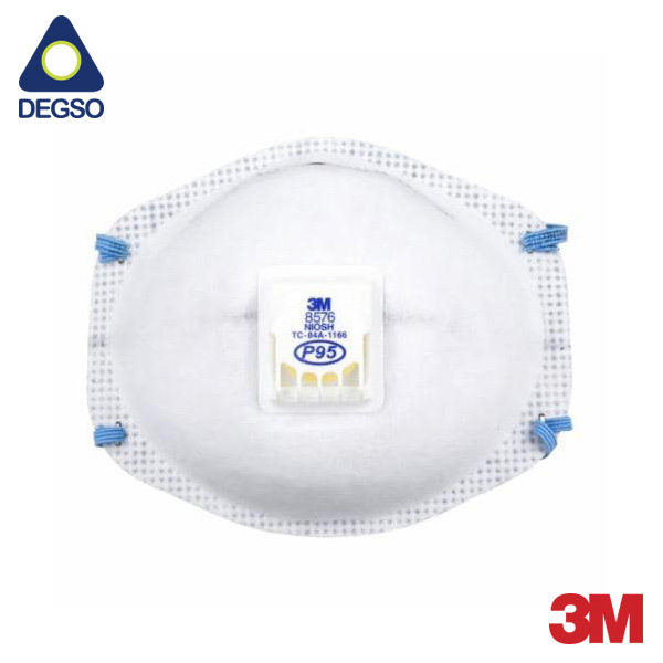 Respirador valvulado 3M™ 8576 (caja de 10 unidades)
