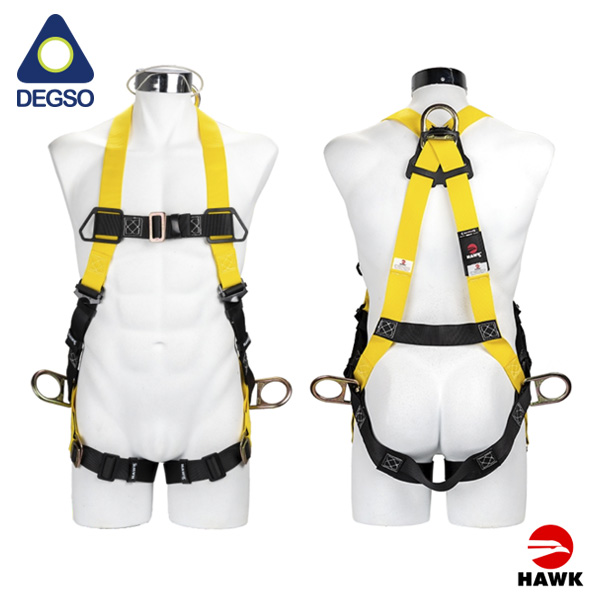 Arnés en H de 3 anillos HAWK® 412P