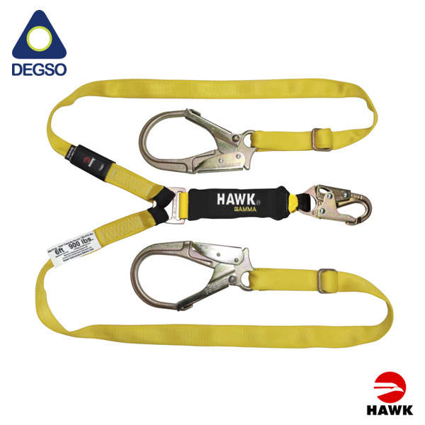 Línea de vida de doble brazo regulable HAWK® 671AC-STD