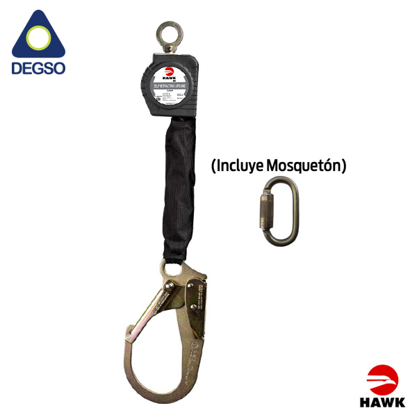 Retráctil personal simple de cinta de1,8 m HAWK® H/RWR-M