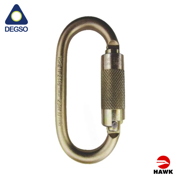 Mosquetón de acero cierre automático, apertura 1/2&quot; HAWK® MA-012 ECO