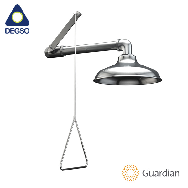Ducha de emergencia horizontal de acero inoxidable Guardian G1691