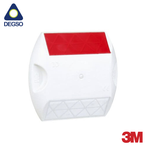 Tacha retroreflectiva bidireccional blanca - roja 3M™ RPM-290-WR