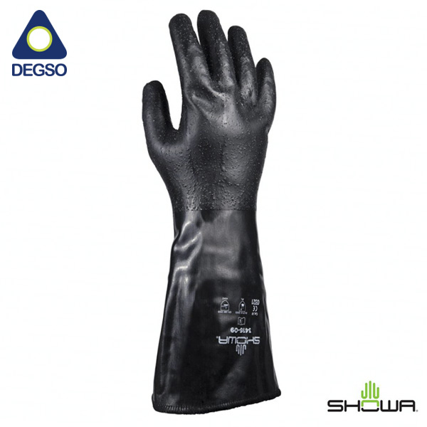 Guante anticorte para químicos recubierto de neopreno SHOWA® 3416 (funda de 72 pares)