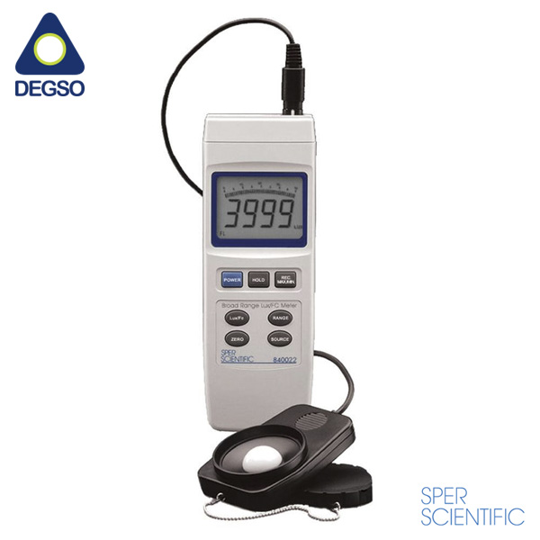 Medidor de luz avanzado - Luxómetro, incluye certificado de calibración ISO IEC/17025