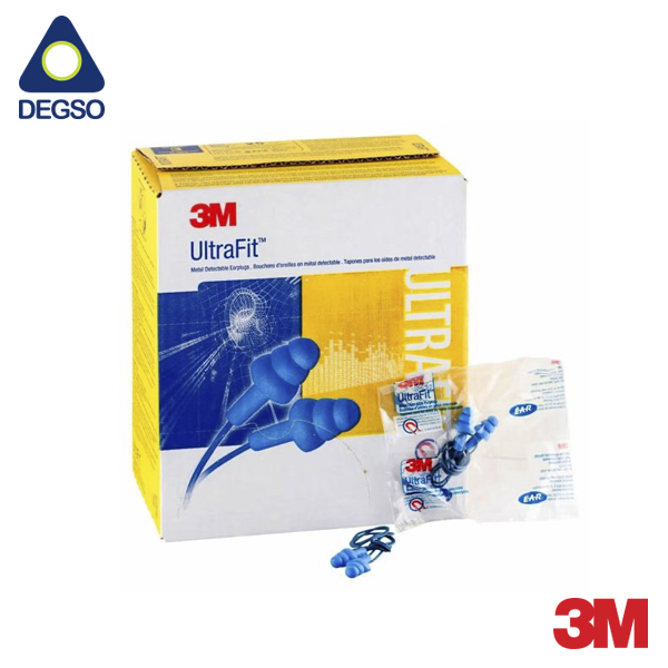 Tapón auditivo detectable por metal 3M™ E-A-R™ Ultrafit™ 340-4007 (caja de 100 pares)