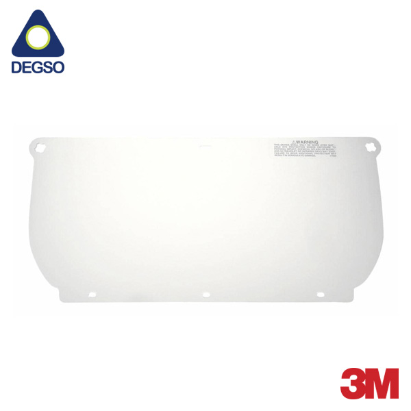 Visor de policarbonato claro plano 3M™ WP98, 82543-00000