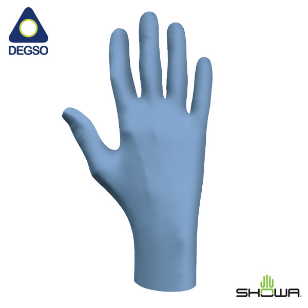 ​Guante tipo quirúrgico de nitrilo azul (200u)