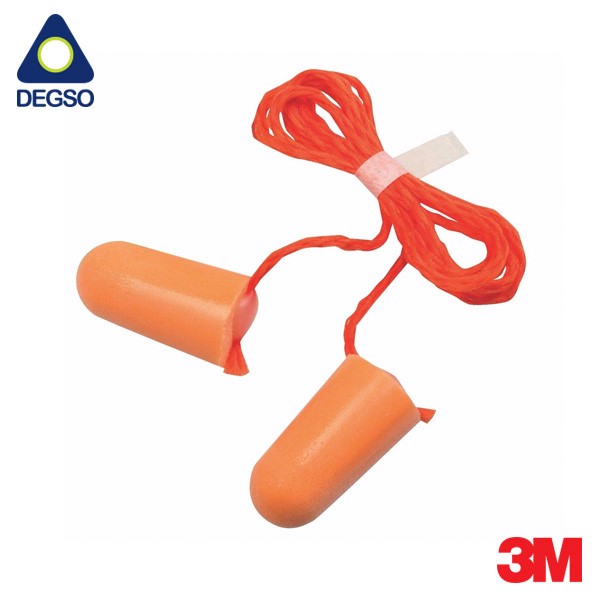 Tapón auditivo 3M™ descartable con cordón