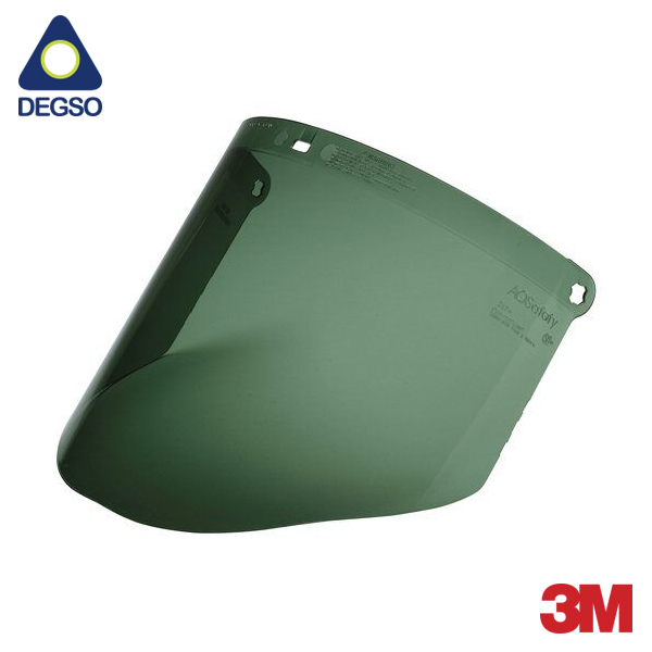 Visor de policarbonato verde obscuro 3M™ WP96C, 82702-00000