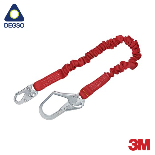 Línea de vida simple elastizada 3M™ Protecta® PRO™ 1340121, acople grande, cumple ANSI