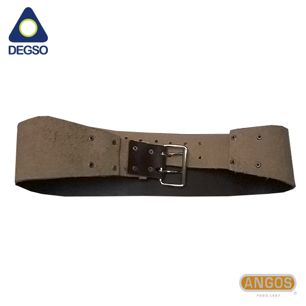 Cinturón de cuero, ancho 9 Cm.