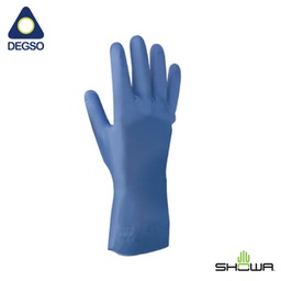 [BE707D-09] Guante de nitrilo para químicos SHOWA® 707D (Funda de 12 pares)