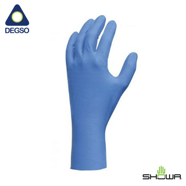 Guante de nitrilo para químicos SHOWA® 708 (Funda de 24 pares)