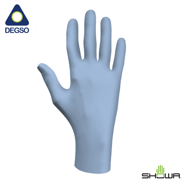 Guante descartable de nitrilo SHOWA® 6050PF (caja de 100 unidades)