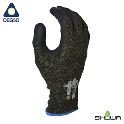 Guante anticorte con palma de nitrilo microporoso SHOWA® S-TEX 581