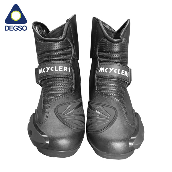 Botas cortas motociclista fibra carbono