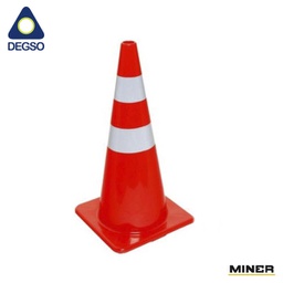 [DG7001] Cono ENVIRO profesional con 2 bandas reflectivas tipo IV 70cm 70cm (28'') -  7 LBR peso