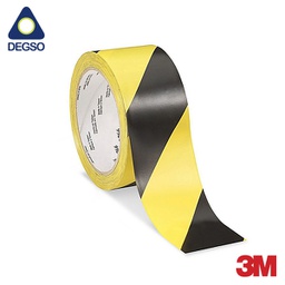 [3M766] Cinta amarillo y negro 3M™ 766 (caja de 24 rollos de 2" x 36 yardas)