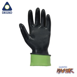 Guante súper bicolor de látex natural, calibre 25 (funda de 12 pares)