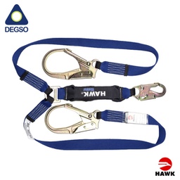 [HAWK671KNC-6ft] Línea de vida de doble brazo de kevlar HAWK® 671KNC