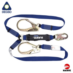 [HAWK671KN-1.80] Línea de vida doble brazo de kevlar HAWK® 671KN-1.80