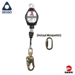 [HAWKH/RGS-M 10ft] Retráctil de cable de acero 3/16&quot; de 3 m HAWK®KH/RGS-M