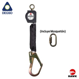 [HAWKH/RWR-2mt] Retráctil personal simple de cinta de 2 m HAWK® H/RWR