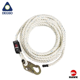 [HAWK101PDC-66FT] Cuerda semi-estática de POLYDAC (20 m) de largo HAWK® 101PDC (ANSI)