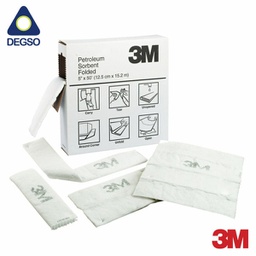 [3MP-FL550DD] Rollo absorbente plegado para hidrocarburos 3M™ P-FL550DD (rollo plegado de 5 pulgadas x 50 pies)