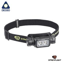 [ST89019] Linterna frontal Sledge incluye correa elástica y goma para casco, (1) paquete de batería SL-B26 y cable USB-C - Negro