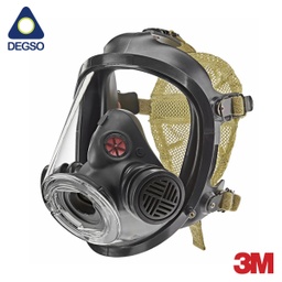 Pieza facial de cara completa 3M™ Scott™ AV-3000 SureSeal con arnés de caucho