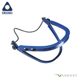 [UN606040000] Soporte de visor azul Univet 606 para casco
