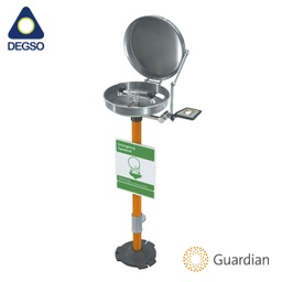 [GEG1825BC] Lavaojos de emergencia de pedestal con bandeja y cubierta de acero inoxidable Guardian G1825BC